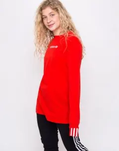 adidas Originals 長袖 Tシャツ レッドのサムネイル