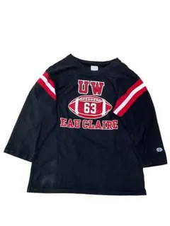 Champion チャンピオン 七分丈　フットボールTシャツ Ｌ