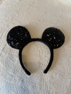 ディズニー ミッキー　スパンコールカチューシャ