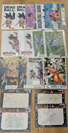 208点 一番くじ ドラゴンボール アクスタ タオル ラバー ポスター