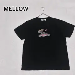 希少 MELLOW メロー 半袖Tシャツ 刺繍 メンズ サーフ M～Li5323