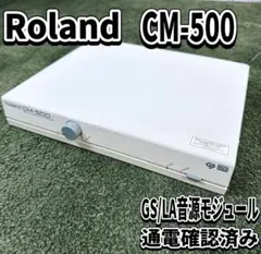 【希少・通電確認済】Roland CM-500 GS/LA音源モジュール AC付
