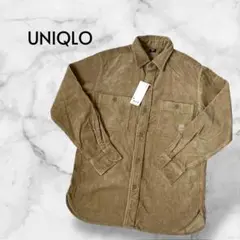 新品未使用 UNIQLO ユニクロ コーデュロイワークシャツ M ベージュ