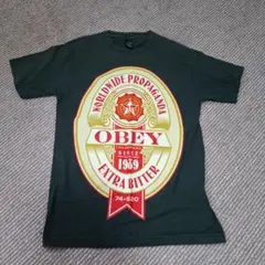 OBEY Tシャツ グリーン S