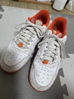 Nike Air Force 1 ホワイト/オレンジ