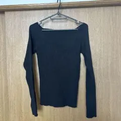 GRL ブラック 肩出しオフショルダー 長袖