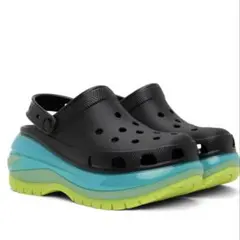 CROCS メガクラッシュ rick owens 風 クロックス メガクラッシュ 厚底 - メルカリ