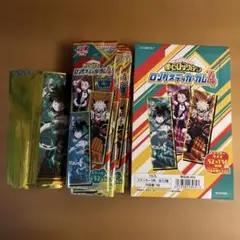 ヒロアカ　僕のヒーローアカデミア ロングステッカーガム4 シール57枚+箱セット