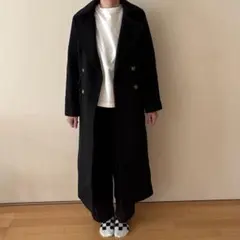 オゾック　レディース　ロングコート　ブラック