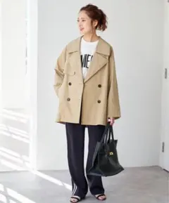 お値下げ中！【新品】Spick and Span C/Pミドル丈トレンチコート