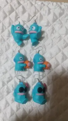 ピアス 新品 イヤリング ハロウィン コスプレ ハンギョドン サンリオ