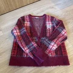値下げ TOMMY HILFIGER チェック カーディガン