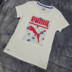 【美品】PUMAプーマ レディース半袖 Tシャツ Mサイズ　白のサムネイル