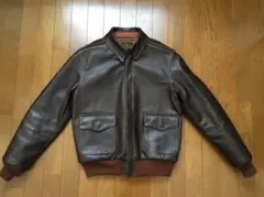 UNION A-2 38 フライト ジャケット レザー ラフウェア A2 希少