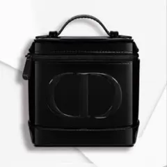 Christian Dior CDロゴ バニティポーチ ブラック - メルカリ