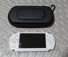 【ジャンク品】SONY PSP-3000 パールホワイト 専用ケース付き