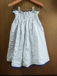 00s BEAMS BOY 白紺 ストライプ フレアスカートのサムネイル