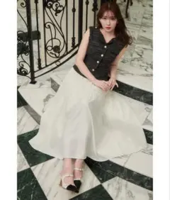 Emma Tweed Docking Dress（black / M）