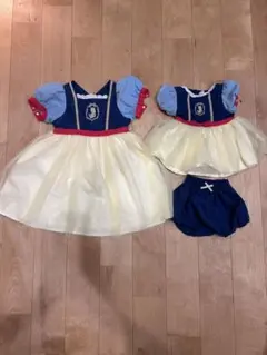 【セット】白雪姫コスチューム 100cm 、80㎝