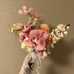 ウェディングブーケ韓国風＊高級造花