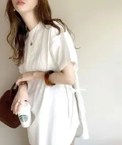 【classical elf】サイドリボン ブラウス