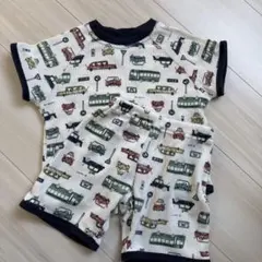 車両柄 半袖・ショートパンツセット 100
