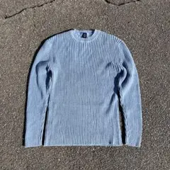 old gap 短丈ニット　リブ編み　ケーブルニット　ヴィンテージ　90s