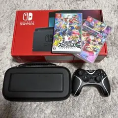 【美品】Nintendo Switch 本体グレー、マリカー、大乱闘、おまけ付きのサムネイル