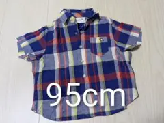 男の子 子供服 アーノルドパーマー 半袖シャツ チェック柄 95cm
