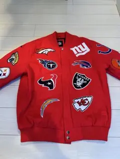 US XLサイズ　インポートNFL全32チーム　パッチ　極厚コットン　ジャケット