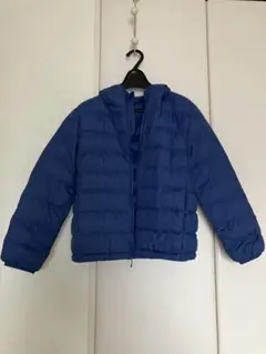UNIQLO キッズ ダウンコート 青　140cm