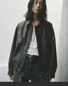 WYM ARTIFICIAL GRAIN FLIGHT BLOUSON