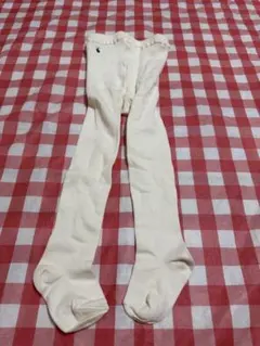 ポロ ベビータイツ アイボリー 80-90cm
