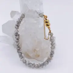 グレーダイヤモンド ラフタンブル ブレスレット
