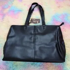 【新品】ビジネスバッグ ブラック 黒 レザー 革 ビジネス バッグ 鞄 カバン