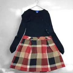 ブルーレーベルクレストブリッジ ドッキングワンピース 38 チェック