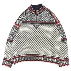 DALE OF NORWAY ノルディックニット L ノルウェー製 総柄