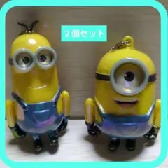 ミニオンズ　ケビン　スチュアート　プラプラ　マスコットキーホルダー　２個セット