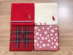 新品　ラルフローレン ハンカチ4枚セット