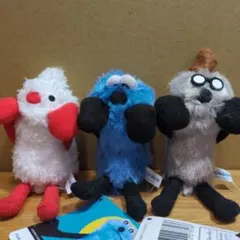 新品 タグ付き パペットスンスン ひっかけマスコット ぬいぐるみ 3種セット