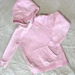 NIKE キッズ フード付き パーカー ピンク 【サイズ xs】