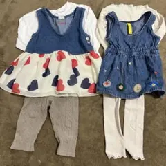 女の子 まとめ売り セット売りワンピースセット 18-24ヶ月