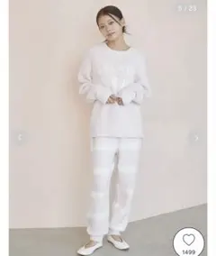 gelato pique パウダーロゴ上下セット