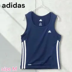 【2004年製・希少】adidas スリーストライプ タンクトップ 黒 Y2Kのサムネイル