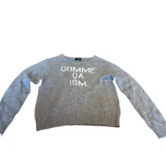 COMME CA ISM ガール　グレー ニット