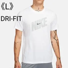 [新品] NIKE ナイキ Tシャツ ドライフィット NIKEロゴ Lサイズ