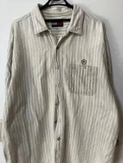 90's TOMMY HILFIGER 長袖シャツ XXL