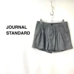 ジャーナル スタンダード ショート丈コットンパンツ グレー レディース