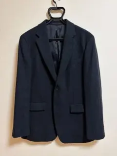 ユニクロ　ネイビーヘリンボーンジャケット　Ｌ