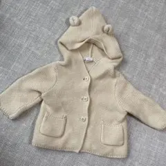 gap baby ベージュ ニットカーディガン 3-6ヶ月　アウター